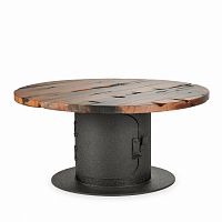 стол кофейный stove чёрный в Армавире