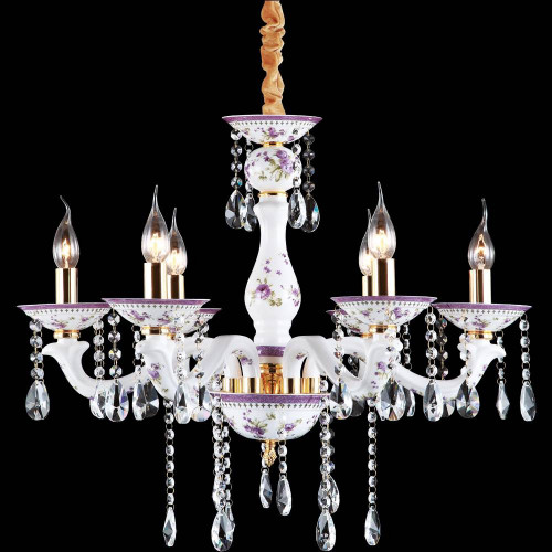подвесная люстра arte lamp contessa a6613lm-6go в Армавире