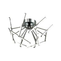 потолочная светодиодная люстра odeon light spring 4104/48cl в Армавире