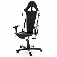 кресло геймерское dxracer racing черно-белое в Армавире