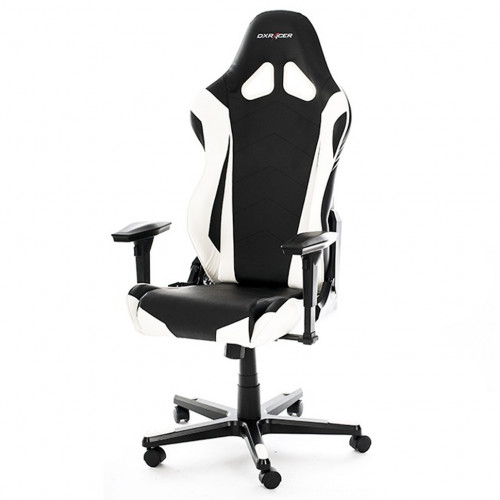 кресло геймерское dxracer racing черно-белое в Армавире