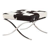 оттоманка barcelona stool бело-черная в Армавире