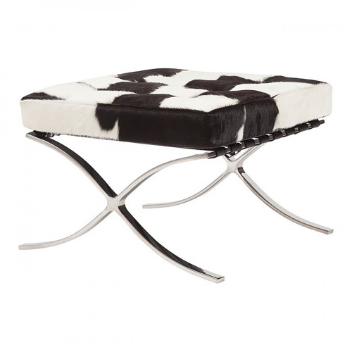 оттоманка barcelona stool бело-черная в Армавире