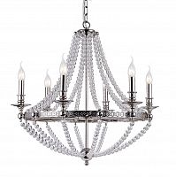 подвесная люстра crystal lux perugia sp6 хром в Армавире