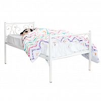 кованая кровать детская 80х190 белая лацио kids в Армавире