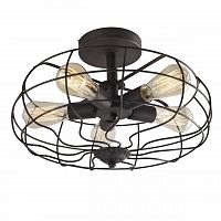потолочная люстра divinare cottero 5002/05 pl-5 серая в Армавире