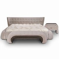 кровать двуспальная 180х200 бежевая meridian в Армавире