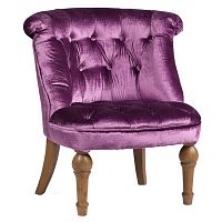 кресло sophie tufted slipper chair сиреневое в Армавире