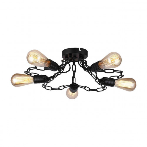 потолочная люстра arte lamp a9344pl-5bk в Армавире