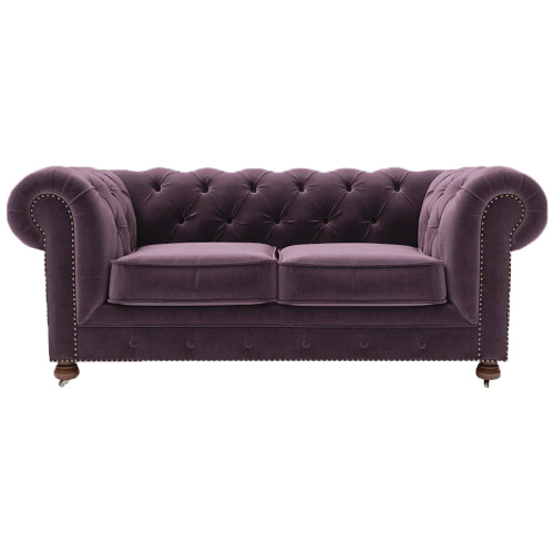диван chesterfield lux двухместный прямой фиолетовый в Армавире
