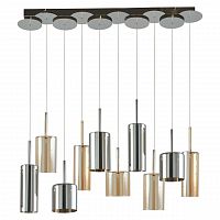 дизайнерская подвесная люстра spot light flaconetta 1301028 серая в Армавире