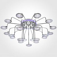 потолочная люстра eurosvet spider 80109/21 хром/синяя+фиолетовая хром в Армавире