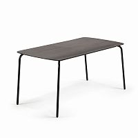 tramp table 160x80 черный, черный полицемент от la forma (ex julia grup) в Армавире