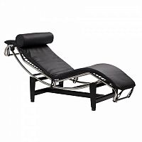 шезлонг chaise longue lc4 черный в Армавире