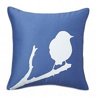 подушка с птичкой lone bird diamond-blue в Армавире