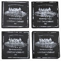 подставки под стакан квадратные сланец (набор шт) comptoir de famille в Армавире