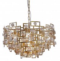подвесная люстра crystal lux diego sp9 d600 gold в Армавире