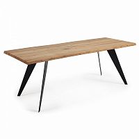 стол nack 220x100 черный, натуральный дуб c799m40 от la forma (ex julia grup) в Армавире