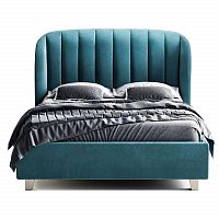 кровать двуспальная 160х200 бирюзовая tulip в Армавире