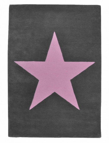 ковер wool star темно-серый-розовый в Армавире