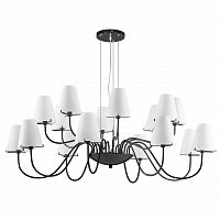 подвесная люстра lightstar diafano 758167 черная в Армавире