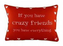 подушка с надписью crazy friends в Армавире