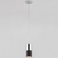 подвесной светильник eurosvet mini topper 50146/1 хром/черный в Армавире