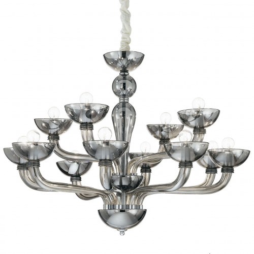 подвесная люстра ideal lux casanova sp12 fume в Армавире