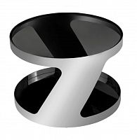 столик журнальный free spirit black silver хром в Армавире