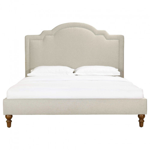 кровать двуспальная 120х200 бежевая cassis upholstered в Армавире