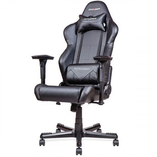 кресло геймерское dxracer racing черно-серое в Армавире