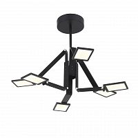 подвесная светодиодная люстра st luce teocoli sl841.402.06 черная в Армавире
