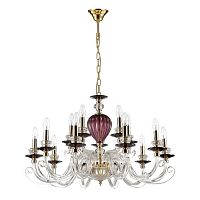 подвесная люстра odeon light siena 3929/15 красная в Армавире