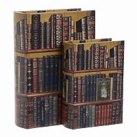 шкатулки-книги, набор из 2 шт. мультиколор в Армавире