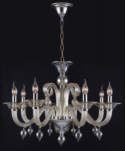 подвесная люстра crystal lux caetano sp8 бежевая в Армавире