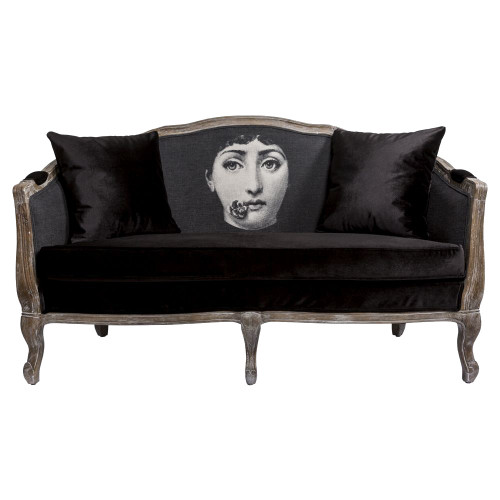 диван «комплимент» fornasetti прямой черный в Армавире