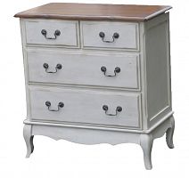 комод квадратный mobilier de maison белый, коричневый в Армавире