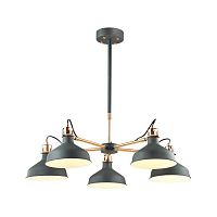 подвесная люстра odeon light lurdi 3329/5 черная в Армавире