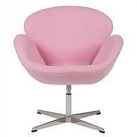 кресло swan chair светло-розовое в Армавире