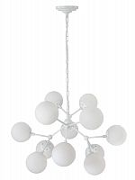 подвесная люстра crystal lux medea white sp12 белая в Армавире