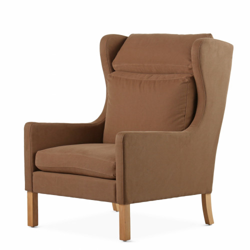 кресло wingback коричневый в Армавире
