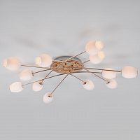 потолочная люстра eurosvet tulip 30135 золото в Армавире