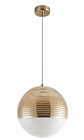подвесной светильник crystal lux optima sp1 gold d300 в Армавире