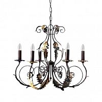 люстра 4962/6_v0580 от mm lampadari коричневая в Армавире