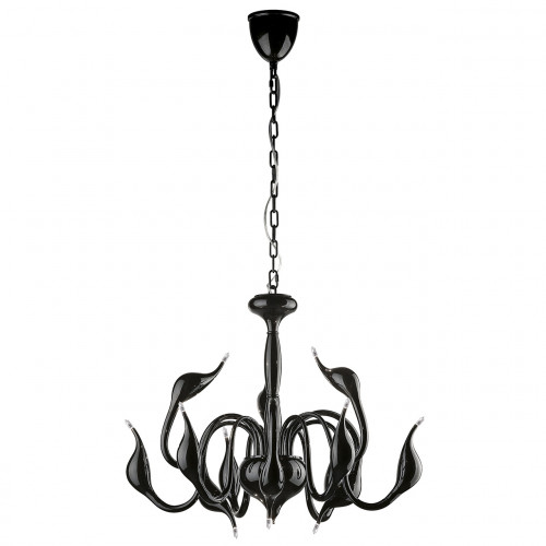 подвесная люстра lightstar cigno collo bk 751127 в Армавире