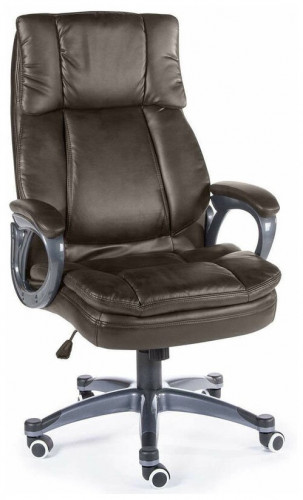 кресло для руководителя norden chairs мэдисон, обивка: искусственная кожа, цвет: экокожа темно-коричневая в Армавире