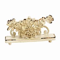 подставка для визиток pewter flower белая в Армавире