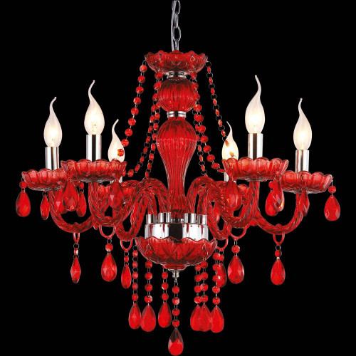 подвесная люстра arte lamp teatro a3964lm-6rd в Армавире