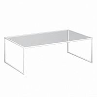 стол журнальный london lite white прозрачное стекло в Армавире