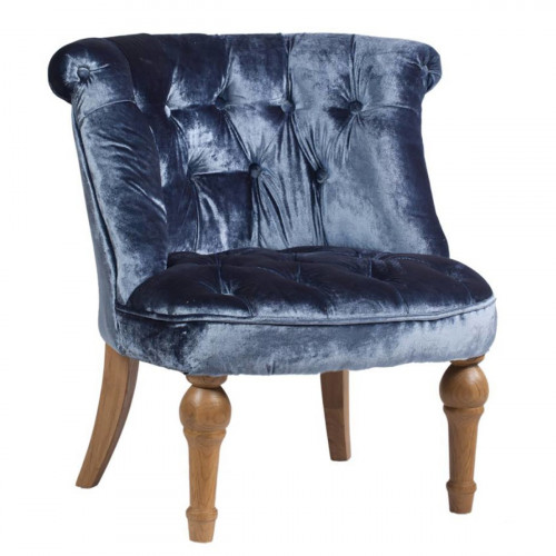 кресло sophie tufted синее в Армавире